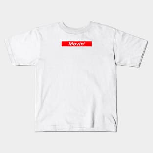 Movin' // Red Box Logo Kids T-Shirt